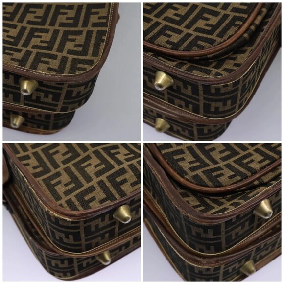 FENDI Zucca Canvas Garment Cover Brown Auth fm4432 - Picture 14 of 16